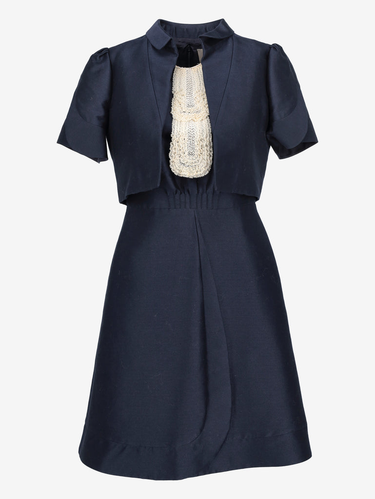 Valentino Sleeveless Dress with Cropped Bolero CVM26.7.2  Valentino 