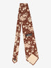 Valentino Brown Tie with Ivory Botanical Motif MU260921.95  Valentino 