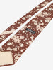 Valentino Brown Tie with Ivory Botanical Motif MU260921.95  Valentino 