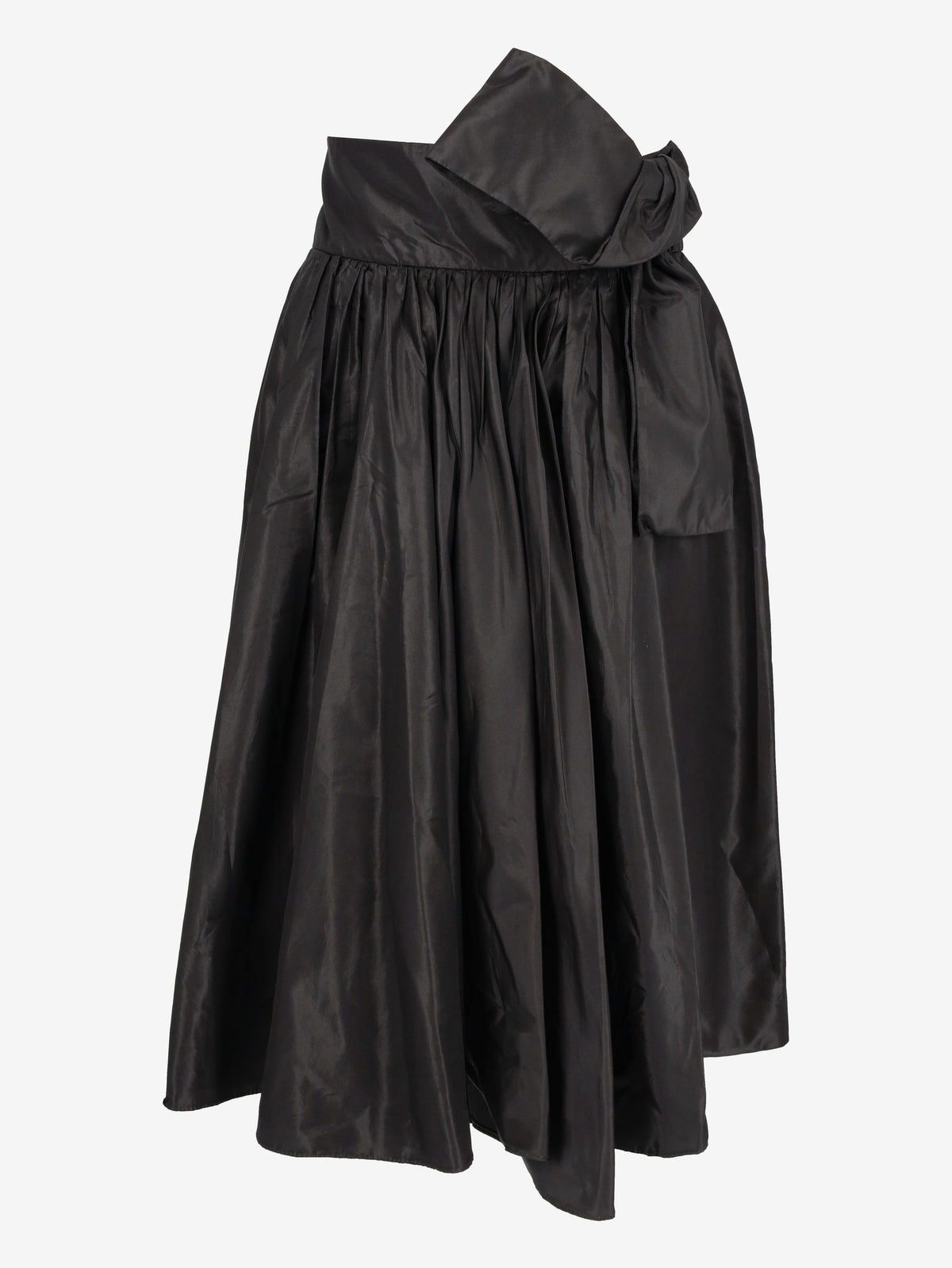Valentino Lightweight Silk Midi Skirt with Bow W2926.36  Valentino 
