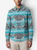Versace Jeans Vintage Blue Printed Cotton Shirt MR12926.18  Versace 
