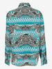 Versace Jeans Vintage Blue Printed Cotton Shirt MR12926.18  Versace 