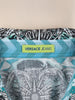 Versace Jeans Vintage Blue Printed Cotton Shirt MR12926.18  Versace 