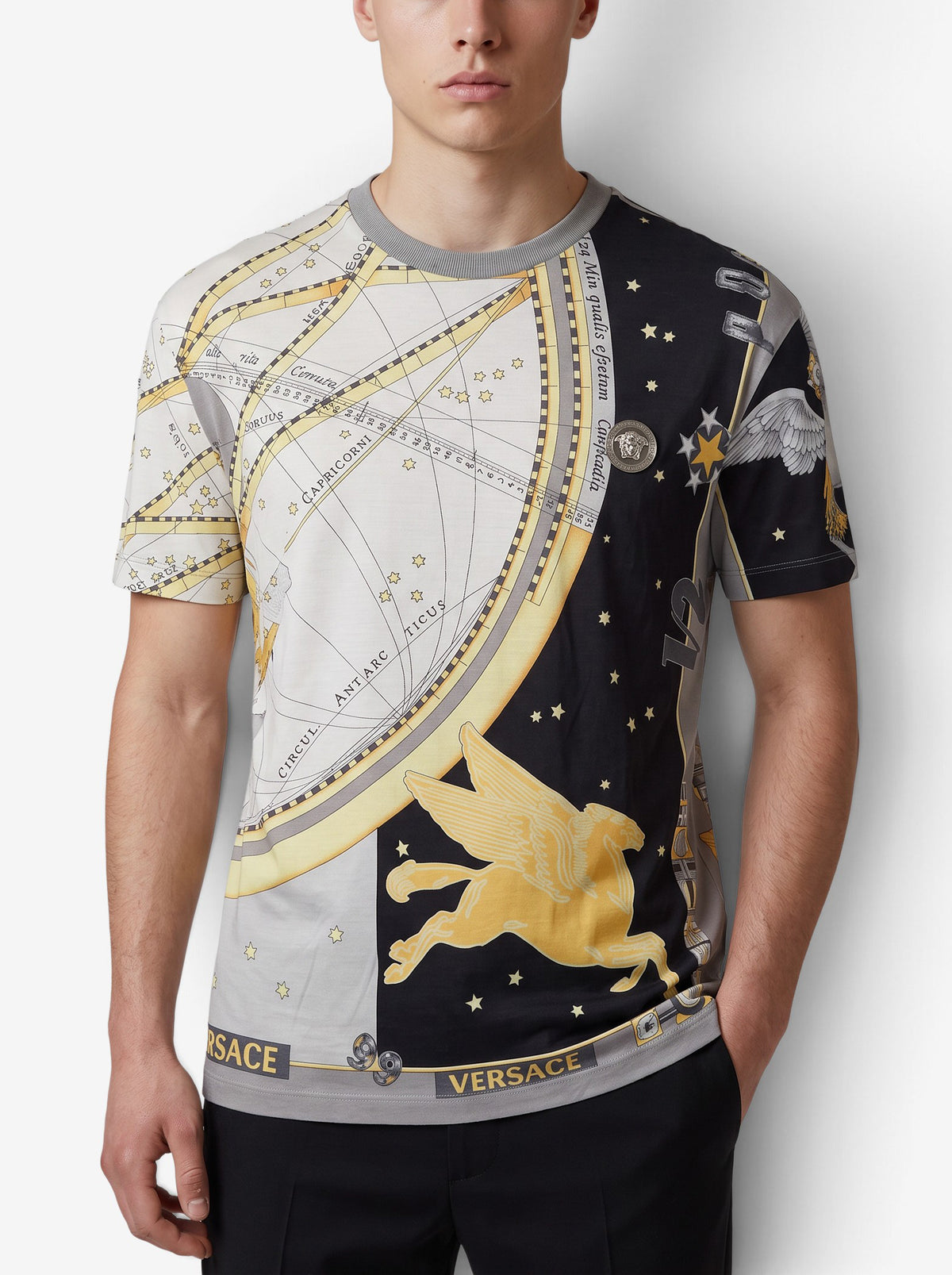 Versace Vintage Zodiac Print T-Shirt MR12926.23  Versace 