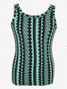 Versace Vintage Geometric Fitted Tank Top MR12926.27  Versace 