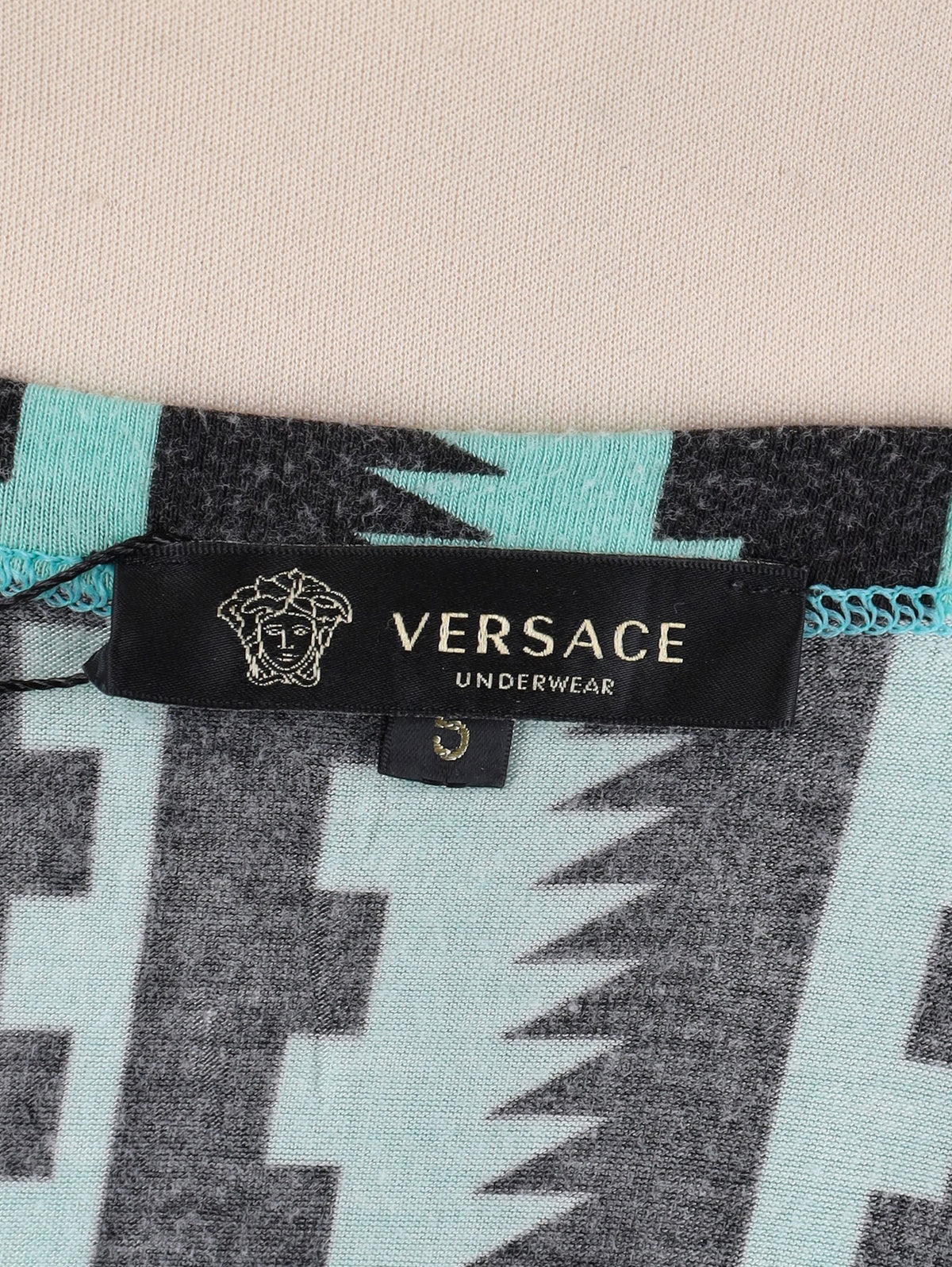 Versace Vintage Geometric Fitted Tank Top MR12926.27  Versace 