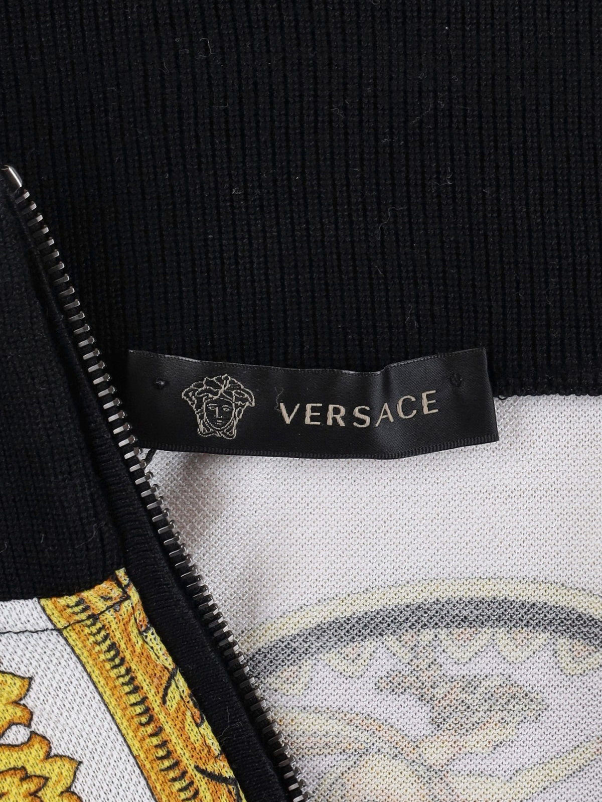 Versace Vintage High-Neck Printed Polo Shirt MR12926.2  Versace 