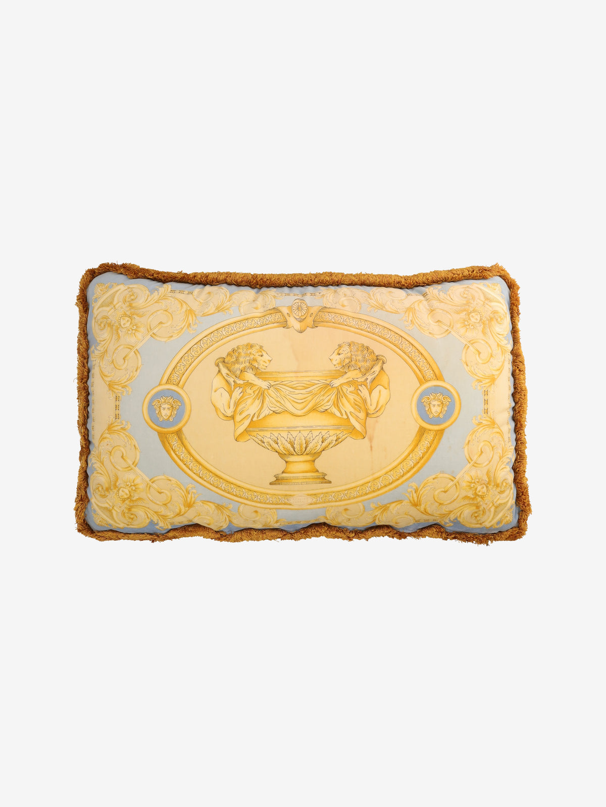 Versace Vintage Rectangular Greek and Baroque Cushion MR12926.51  Versace 