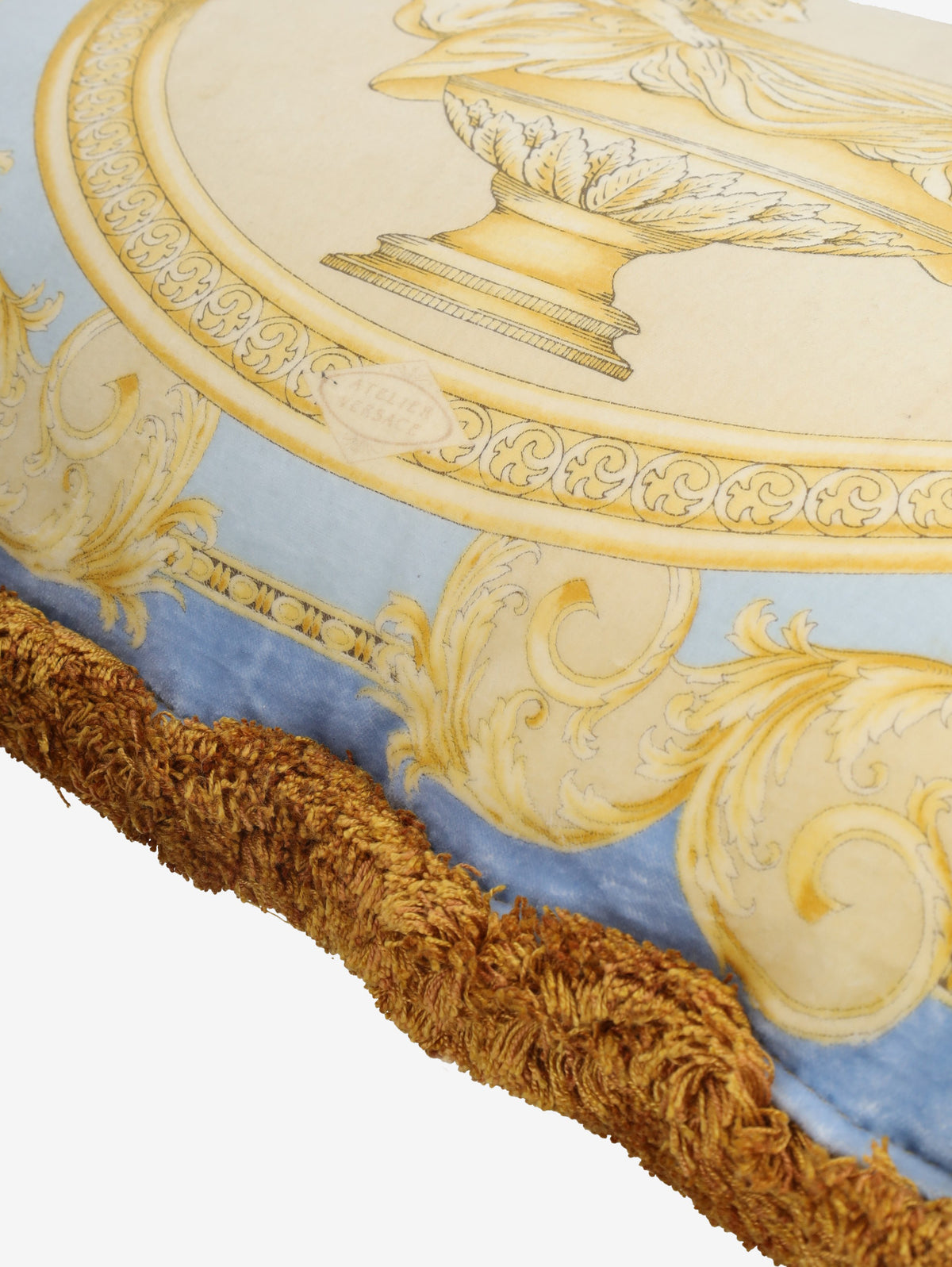 Versace Vintage Rectangular Greek and Baroque Cushion MR12926.51  Versace 