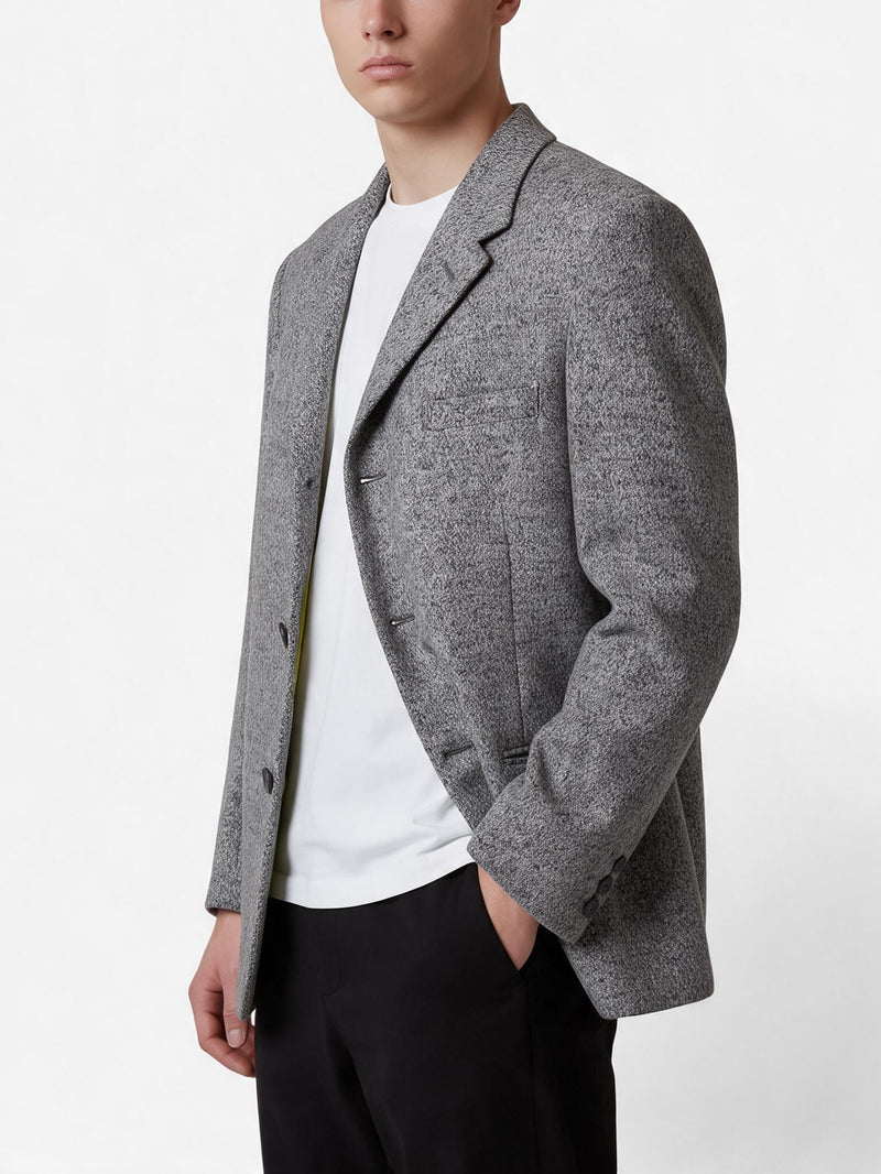 Versace Textured Wool-Blend Jacket MU260921.108  Versace 