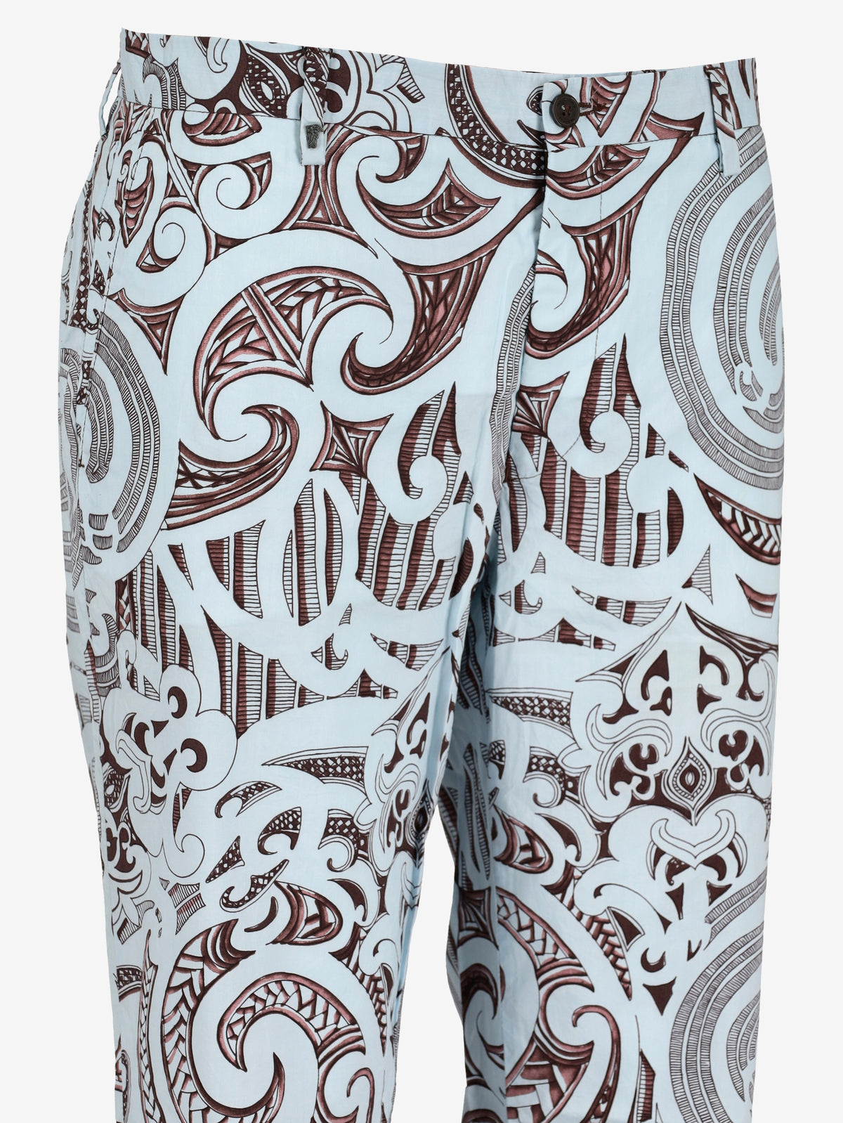 Versace Vintage Lightweight Cotton Printed Trousers MR12926.6  Versace Collection 