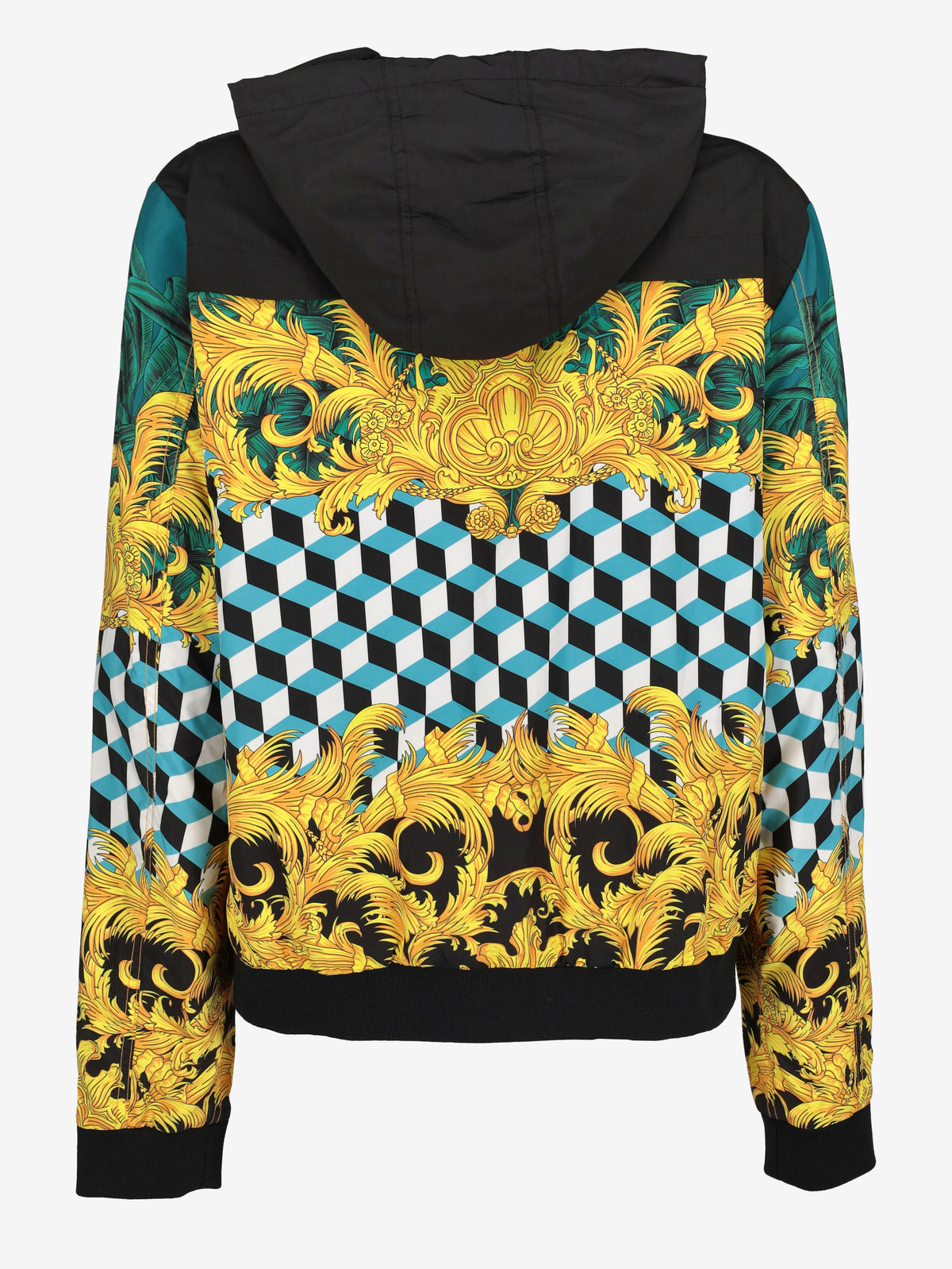 Versace Jeans Vintage Printed Zip-Up Hoodie MR12926.3  Versace Jeans 
