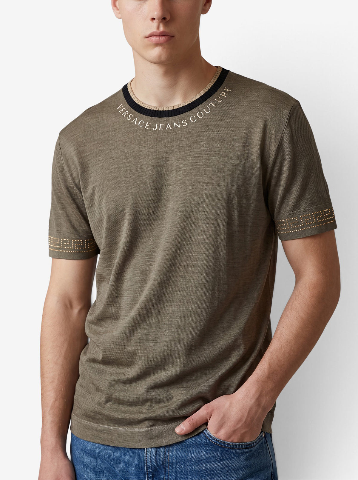 Versace Jeans Couture Vintage Gold T-Shirt MR12926.12  Versace Jeans Couture 