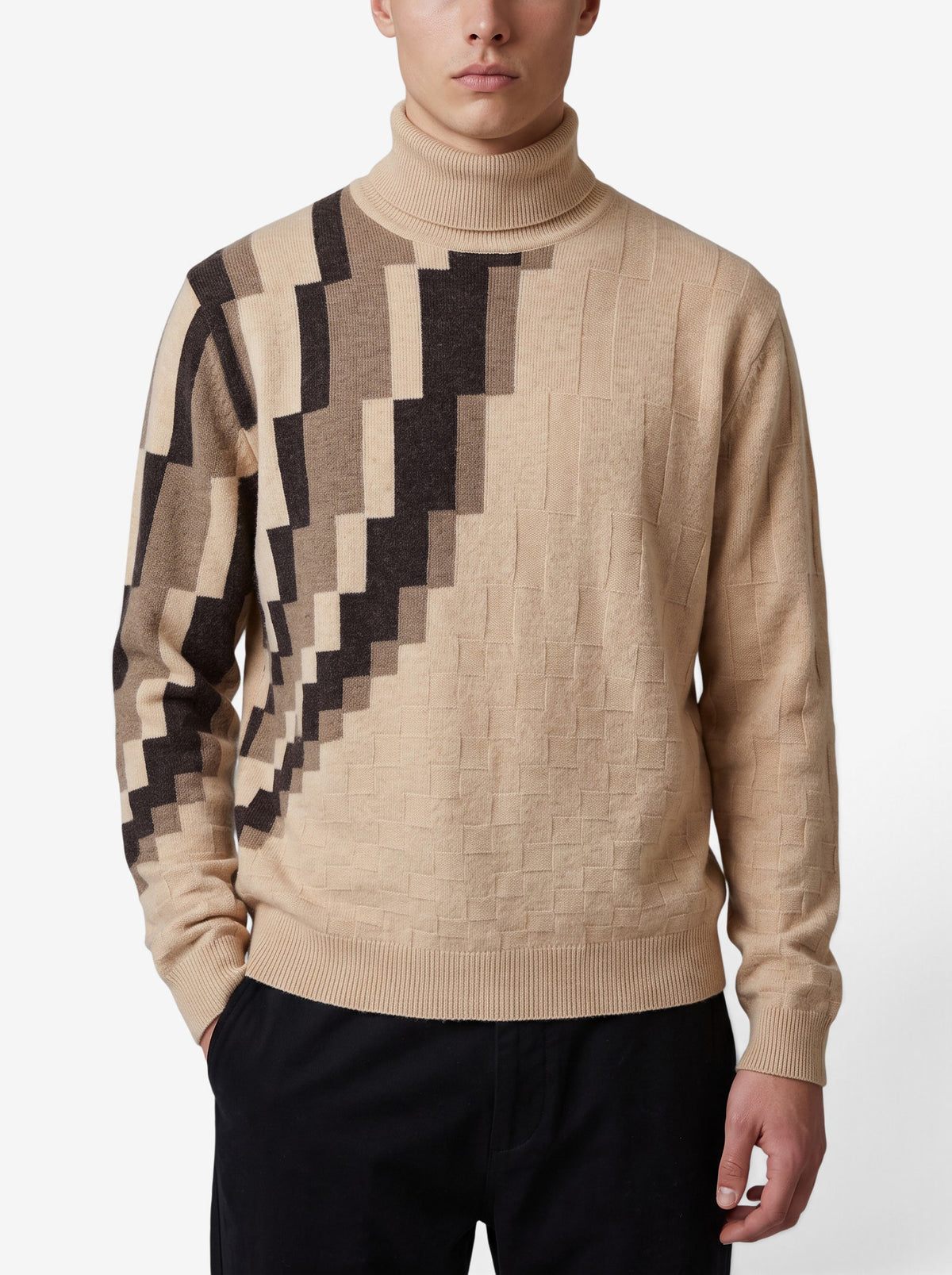 Versace Vintage Geometric High-Neck Sweater MR12926.14  Versus 