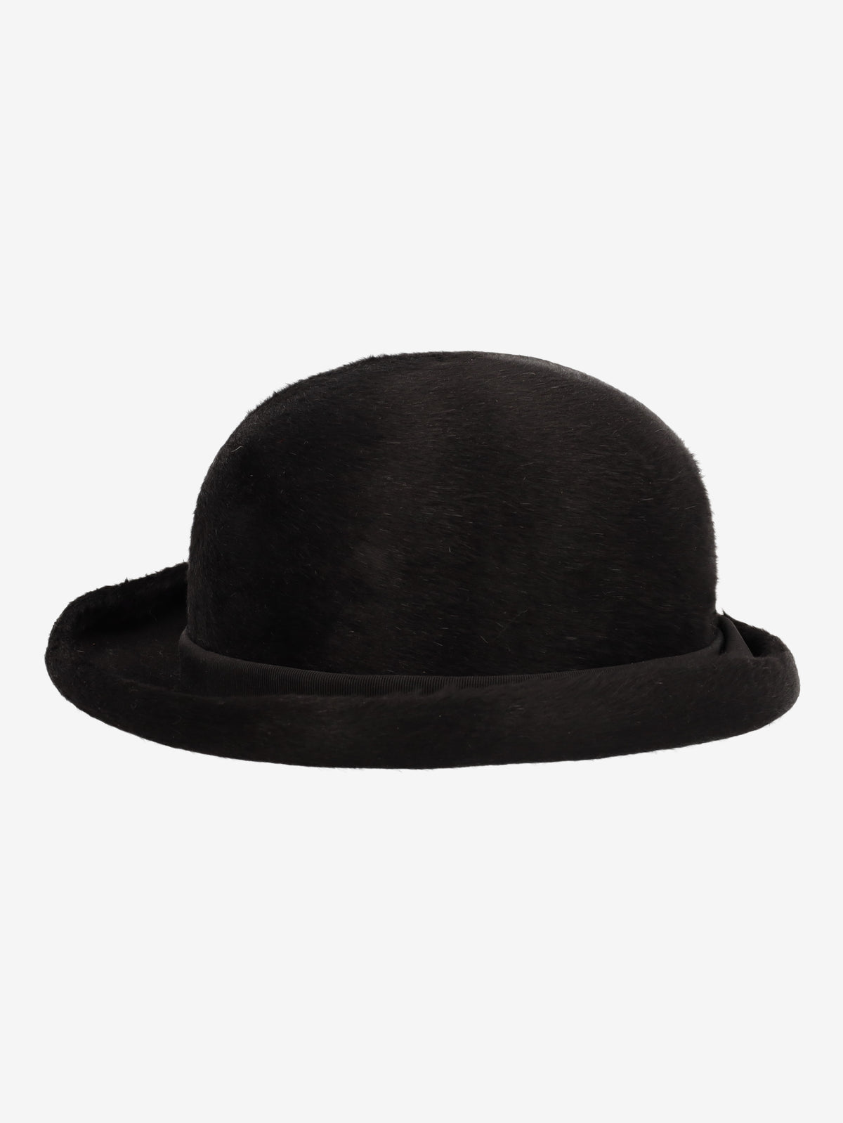 Vintage Black Bowler Hat 28426.2  Vintage 