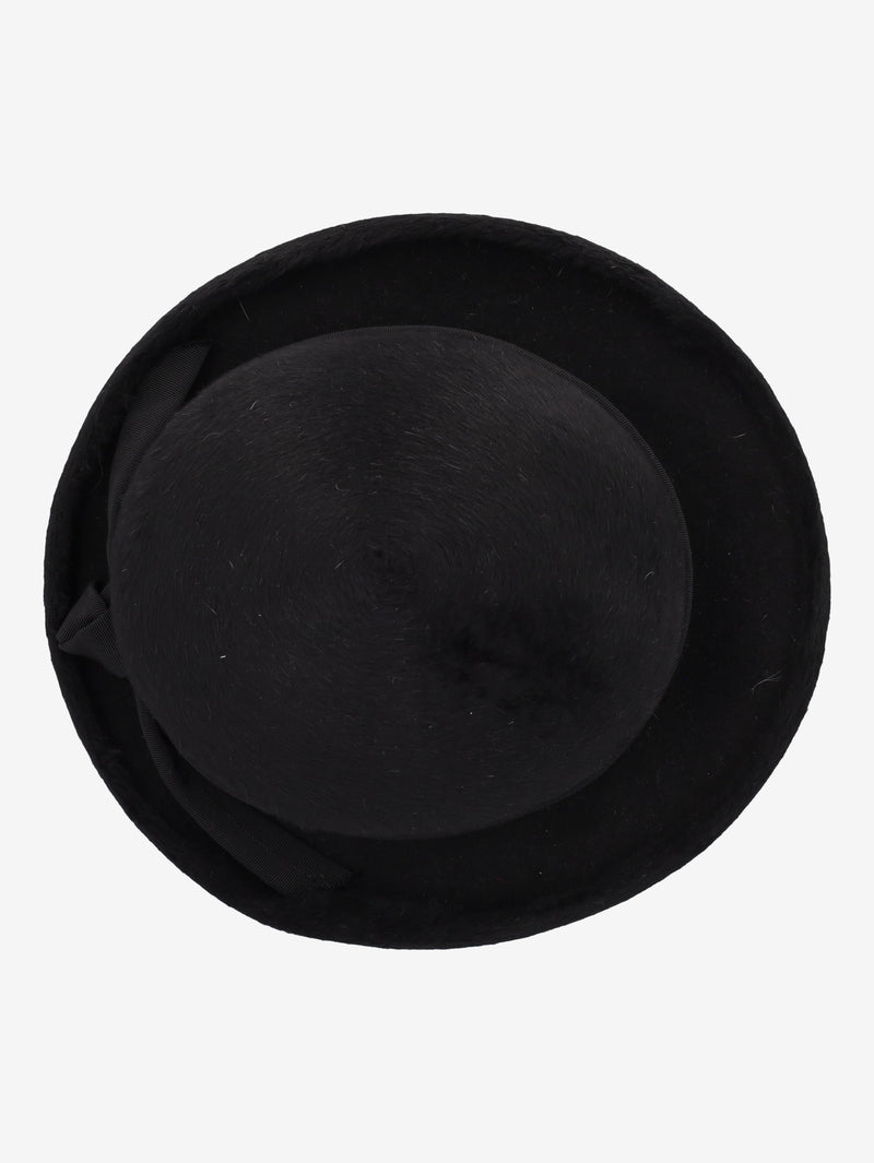 Vintage Black Bowler Hat 28426.2  Vintage 