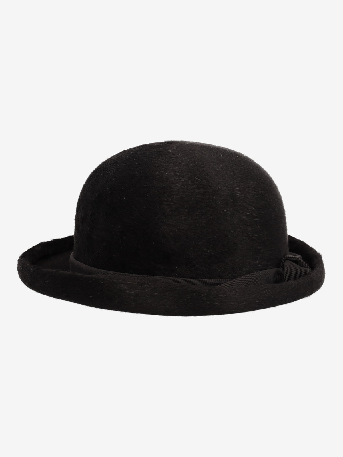 Vintage Black Bowler Hat 28426.2  Vintage 
