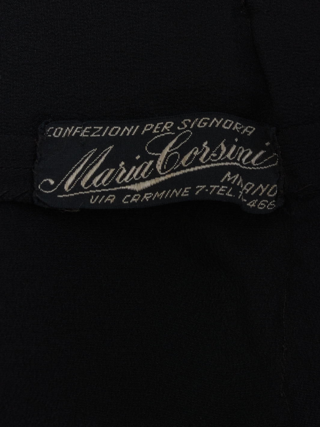 Vintage ruffle taffetà dress - '36s AR003  Vintage 