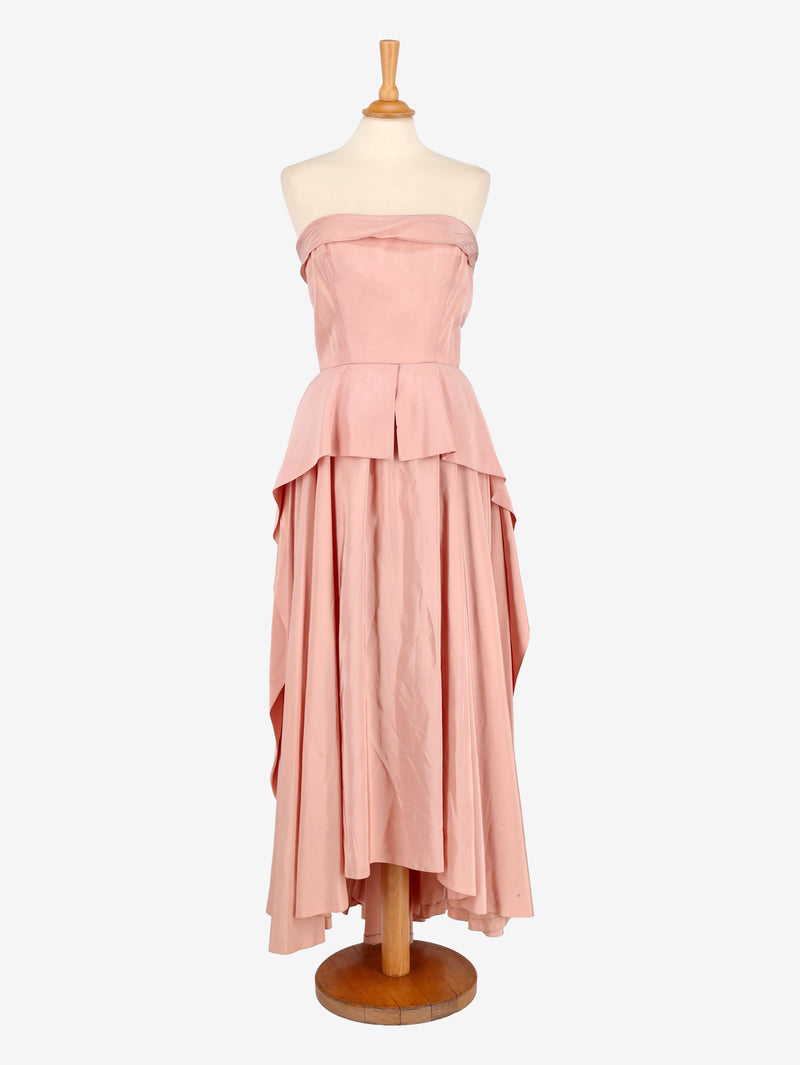 Vintage bodice and full skirt dress - 40s AR004  Vintage 
