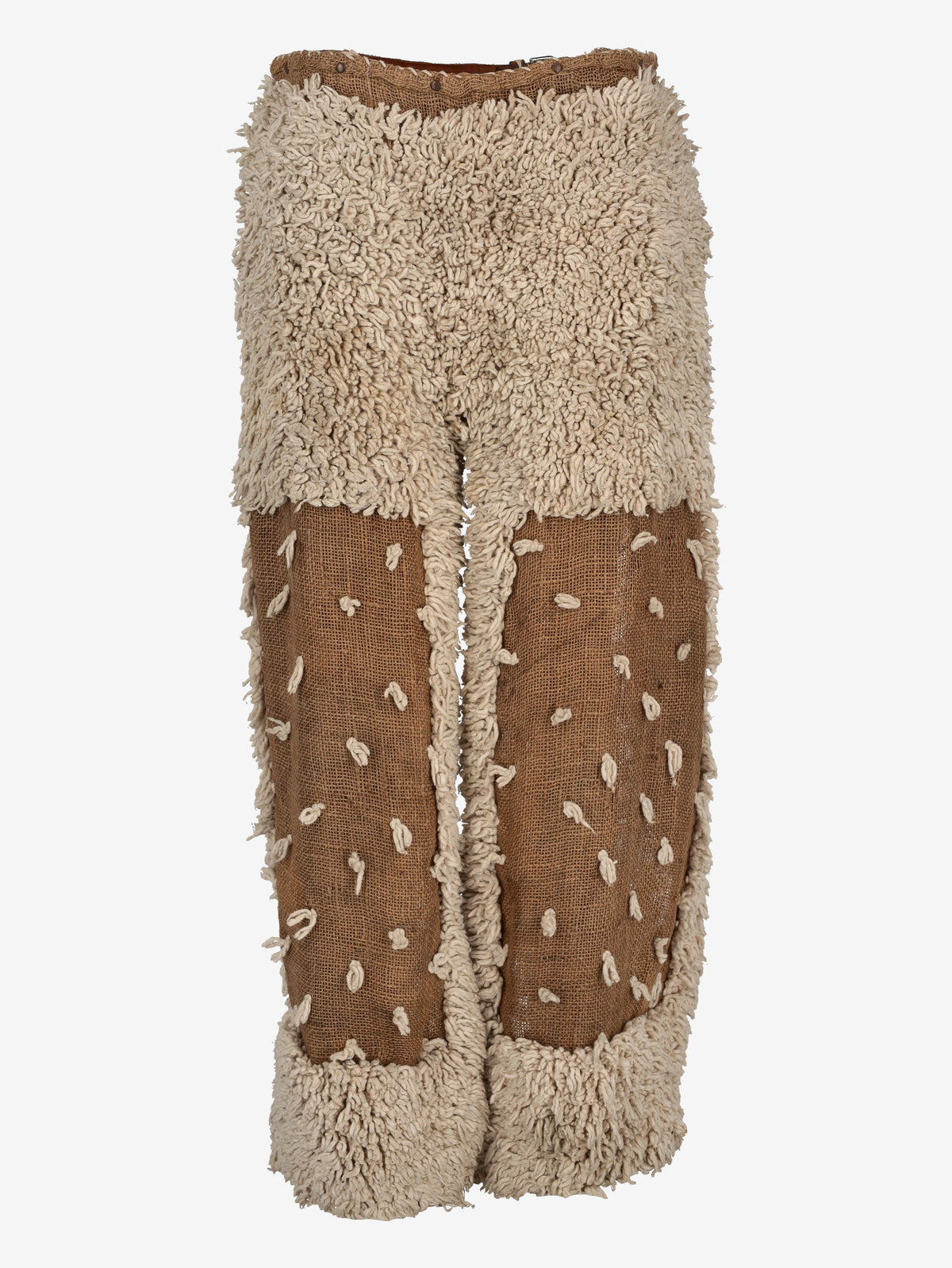 Jute and Wool Over-Trousers AR025  Vintage 