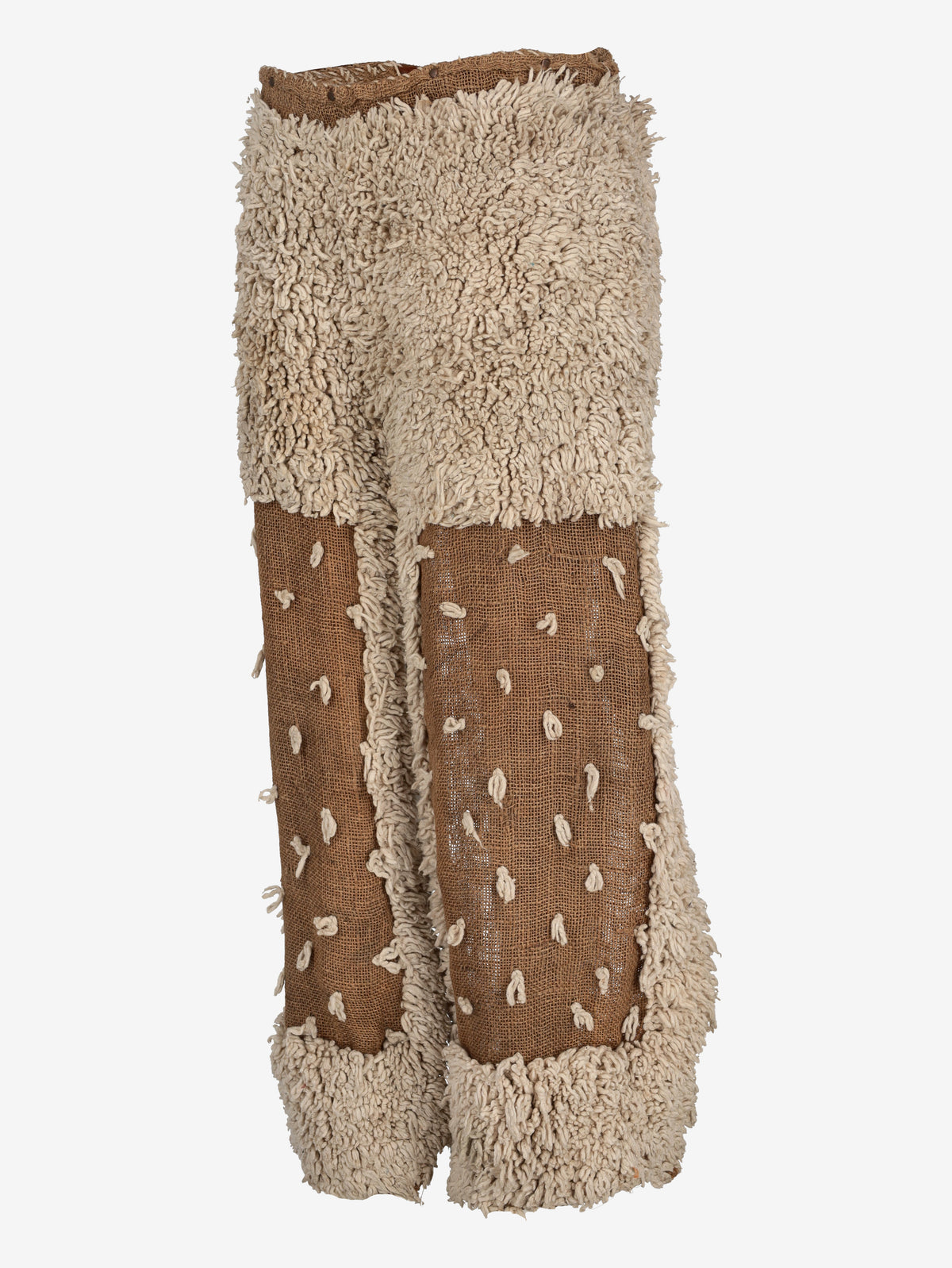 Jute and Wool Over-Trousers AR025  Vintage 