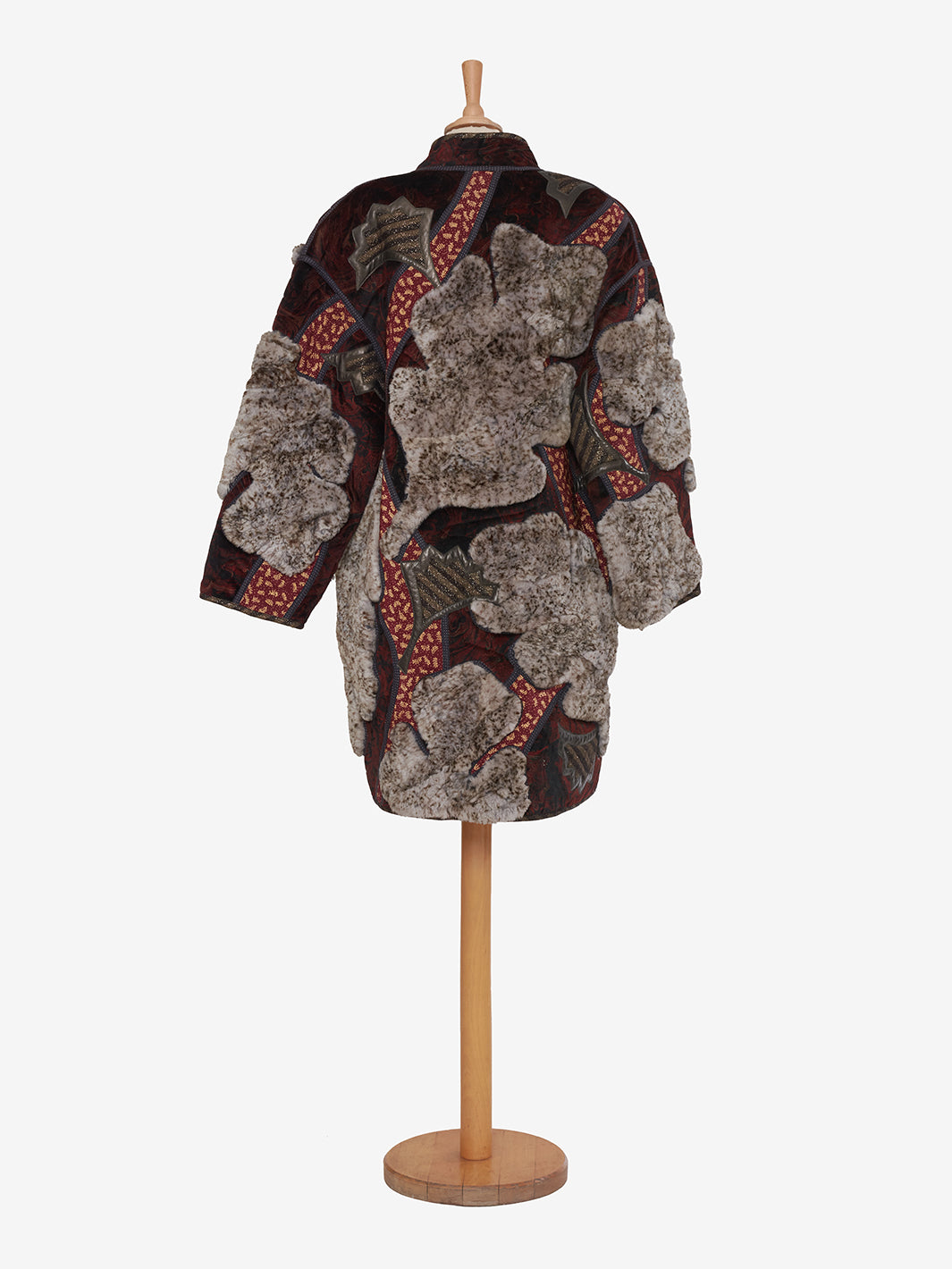 Vintage patchwork jacket with fur - '00 AR032  Vintage 