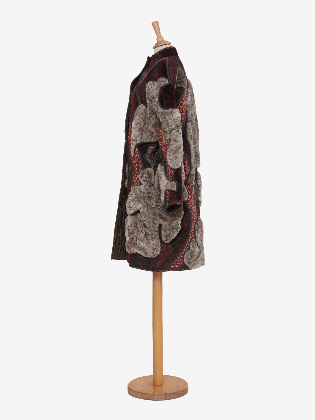 Vintage patchwork jacket with fur - '00 AR032  Vintage 