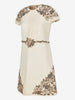Vintage Couture Mini Dress with 3D Floral Embroidery AR120  Vintage 