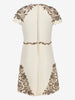 Vintage Couture Mini Dress with 3D Floral Embroidery AR120  Vintage 