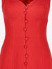 Y2K Corset Mini Dress with Cross-Back Straps AR122  Vintage 