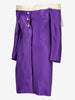 Vintage Off-the-Shoulder Silk Blazer Dress with Pearl Details AR123  Vintage 