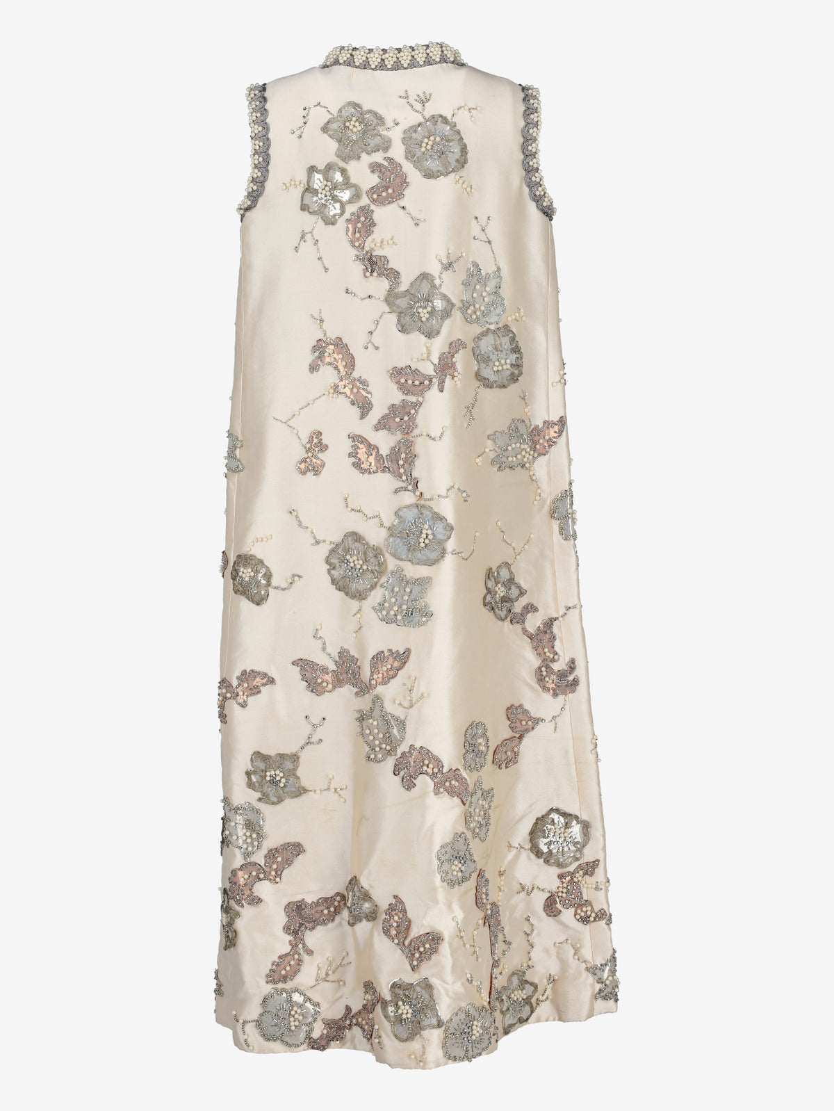 Vintage Couture Embroidered Long Vest AR126  Vintage 