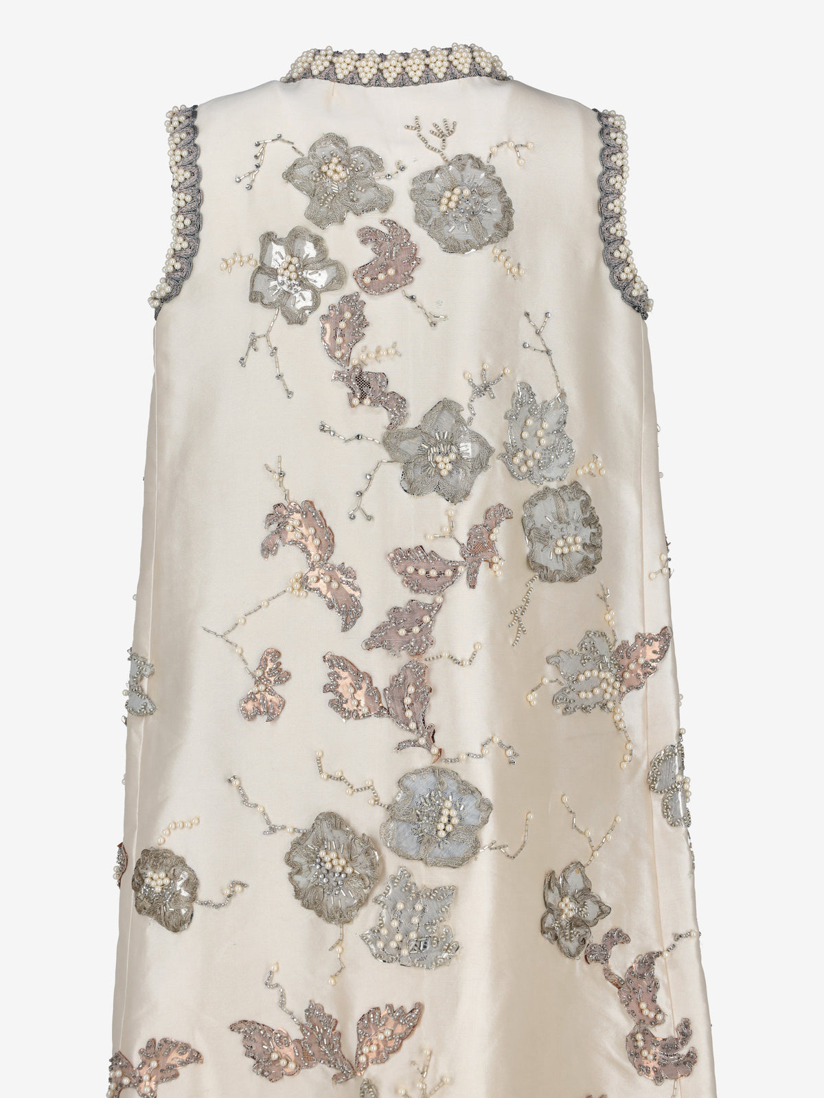 Vintage Couture Embroidered Long Vest AR126  Vintage 