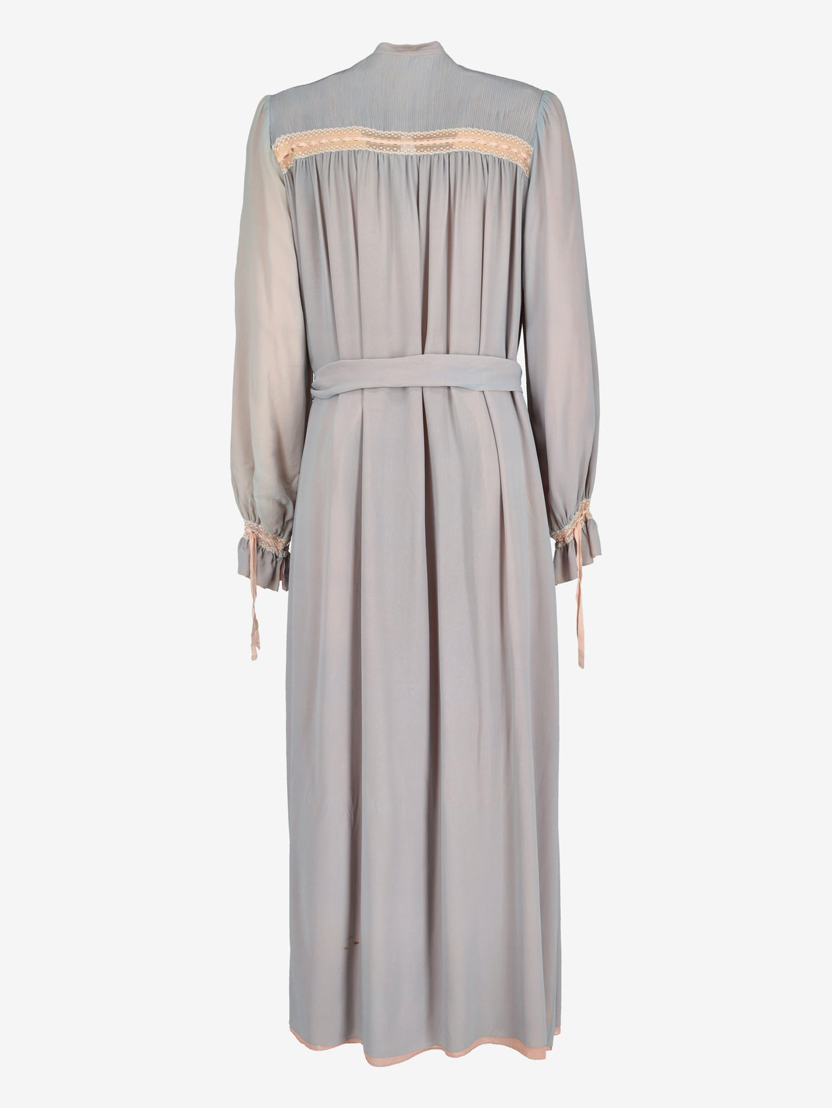 1970s Romantic Prairie Maxi Dress AR131  Vintage 
