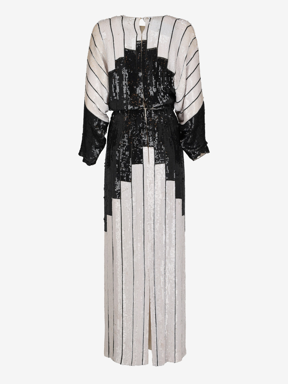 Art Deco Revival Sequined Maxi Gown AR137  Vintage 