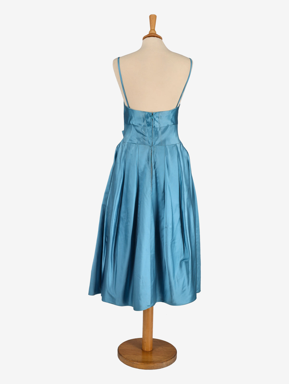 Vintage Silk Dress With Waist Bow - 50s AR156  Vintage 