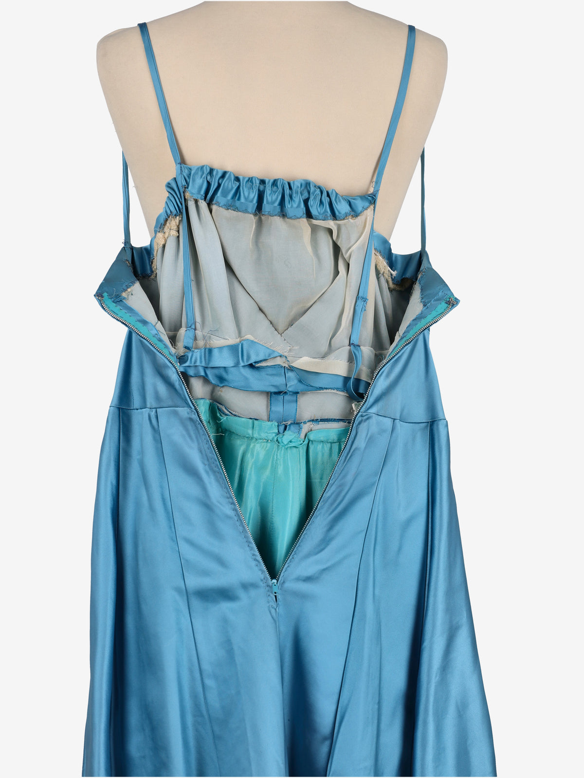 Vintage Silk Dress With Waist Bow - 50s AR156  Vintage 