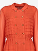 Vintage Double-Breasted Midi Dress with Gold Buttons B10625.4  Vintage 