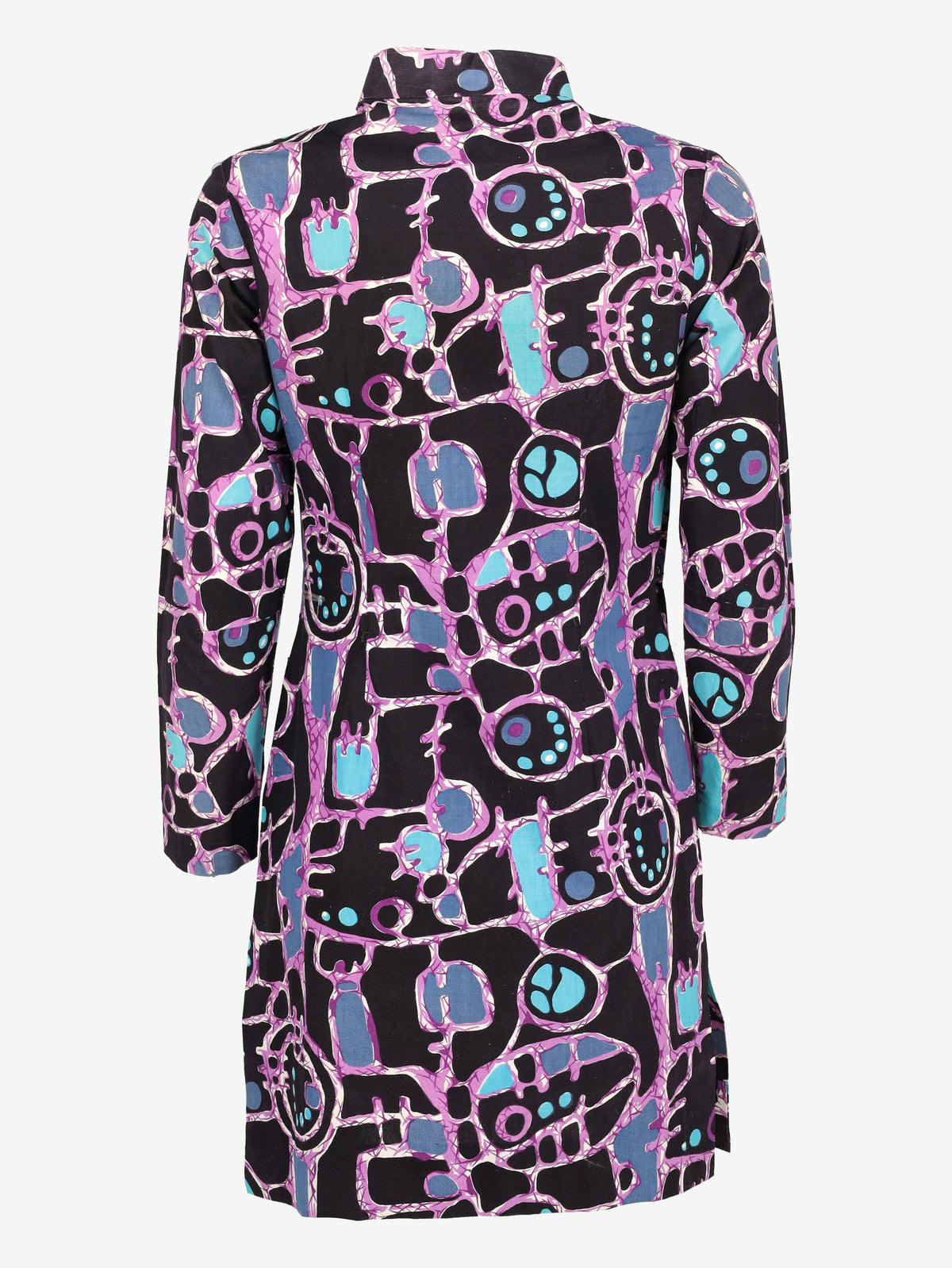 Vintage Oriental-Inspired Mini Dress BR1710.7  Vintage 