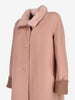 Vintage Made in Italy Wool Blend Coat with Mink Fur Collar CVB26.14.18  Vintage 