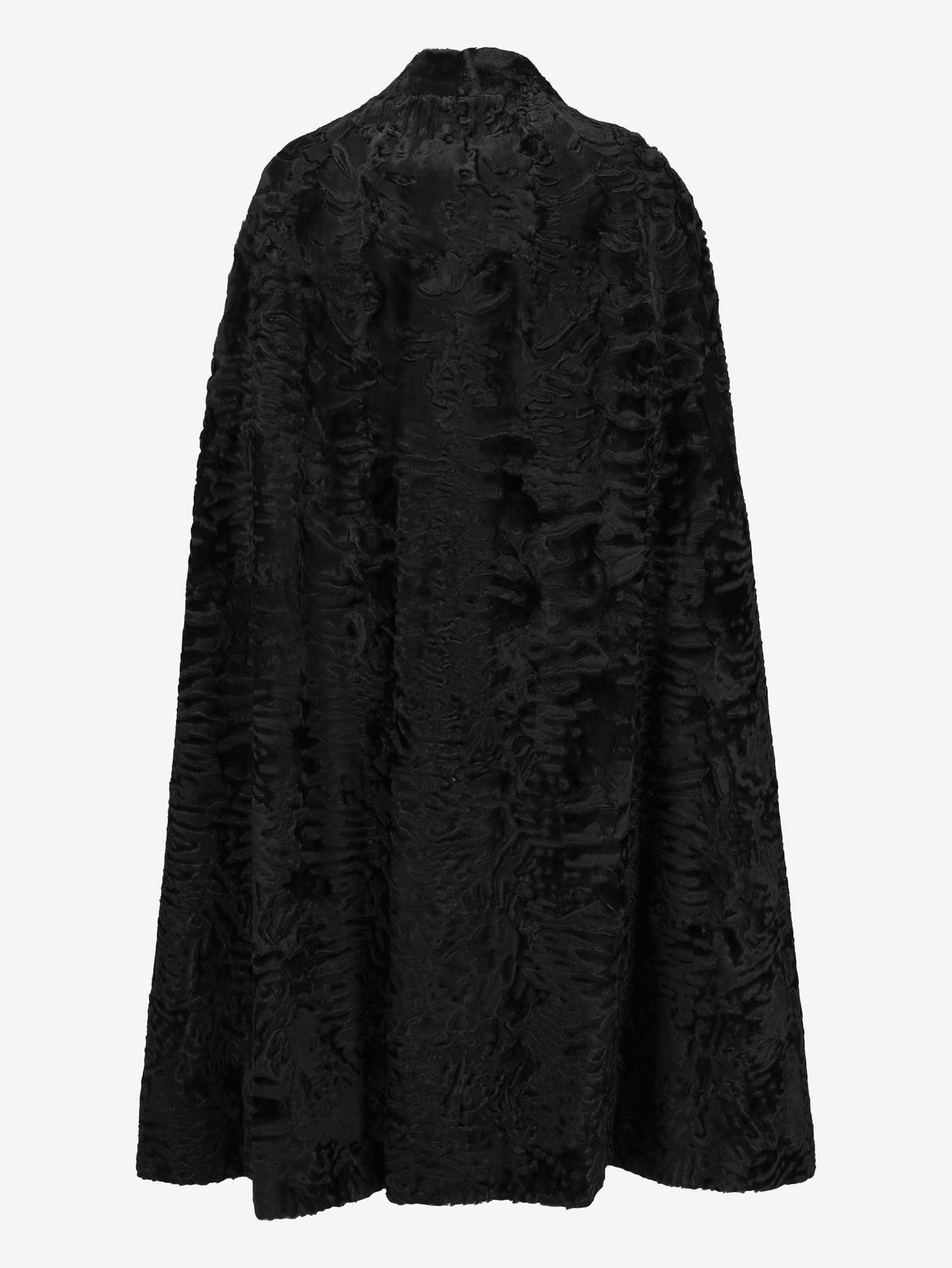Vintage Black Astrakhan Cape CVM20.48.1  Vintage 
