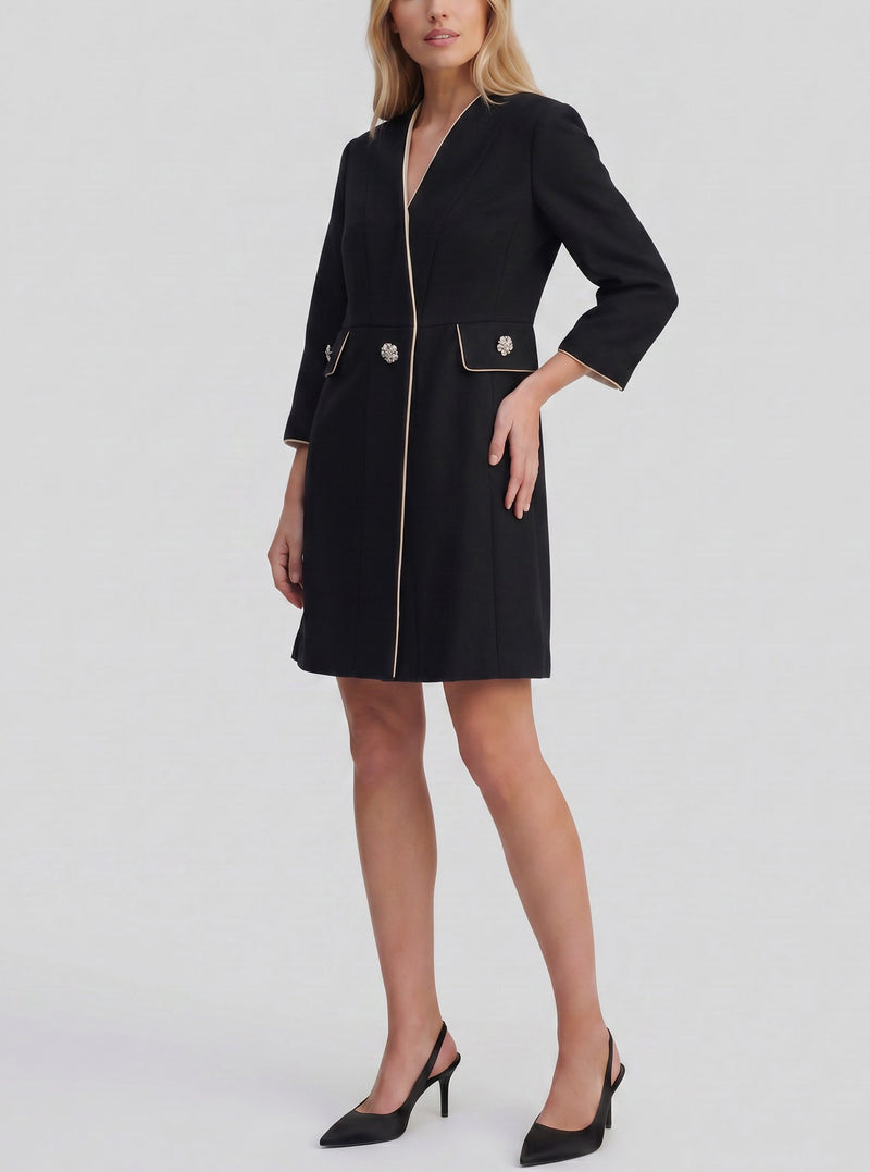 Vintage Felted Wool Coat with Jewel Buttons CVM26.22.64  Vintage 
