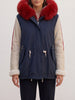 Eddy Monetti Jacket in Polyester with Fur Inserts CVM26.6.33  Vintage 