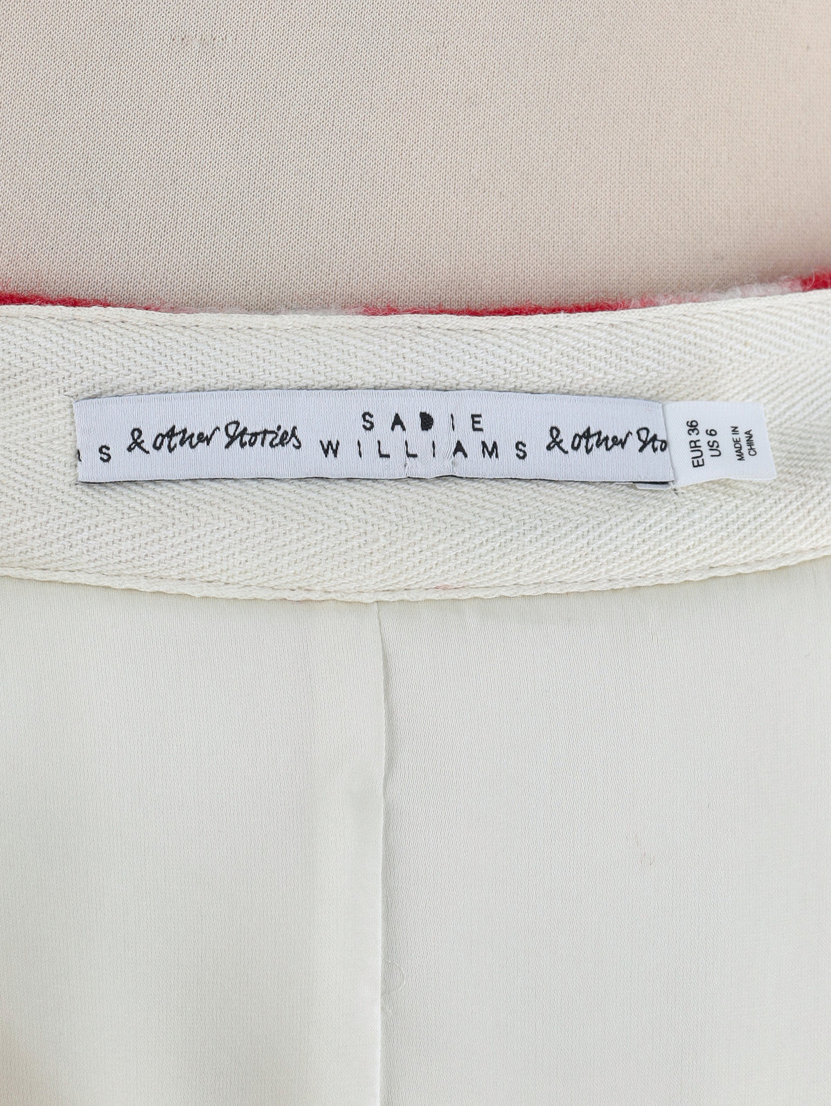 Vintage Geometric Wool Midi Skirt MR22526.37  Vintage 