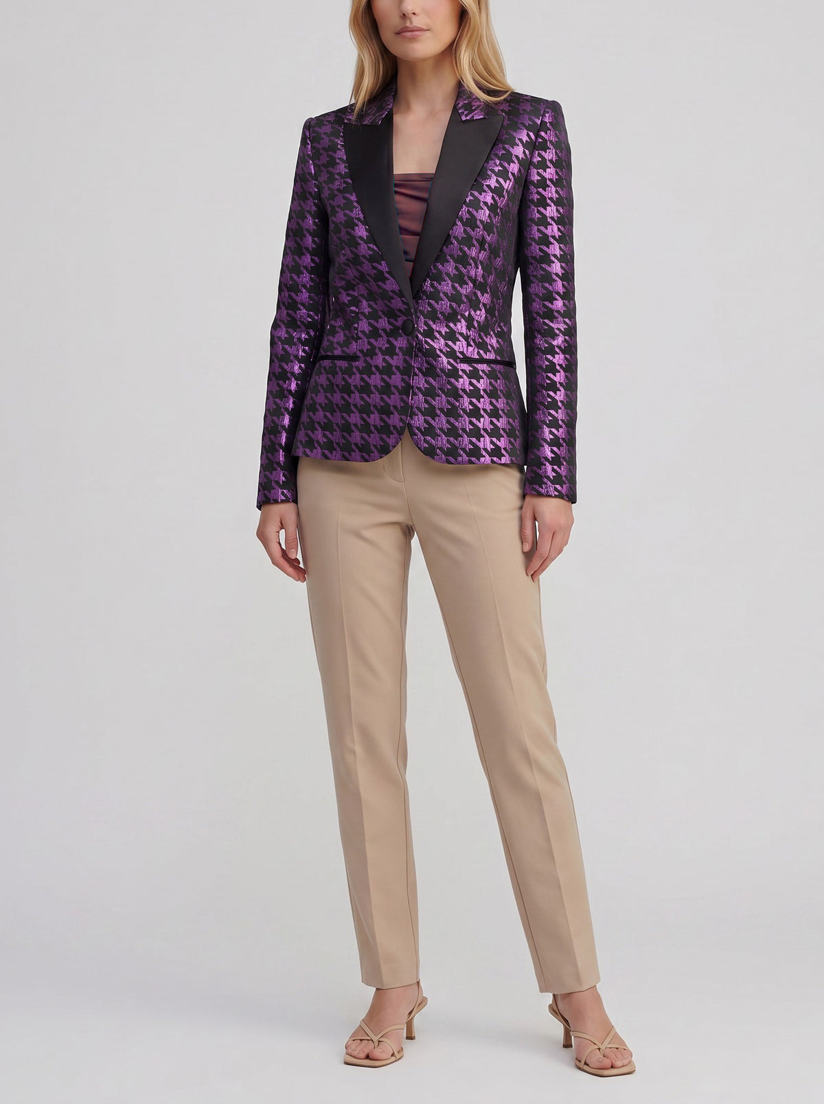 Vintage Metallic Brocade Blazer MR22526.39  Vintage 