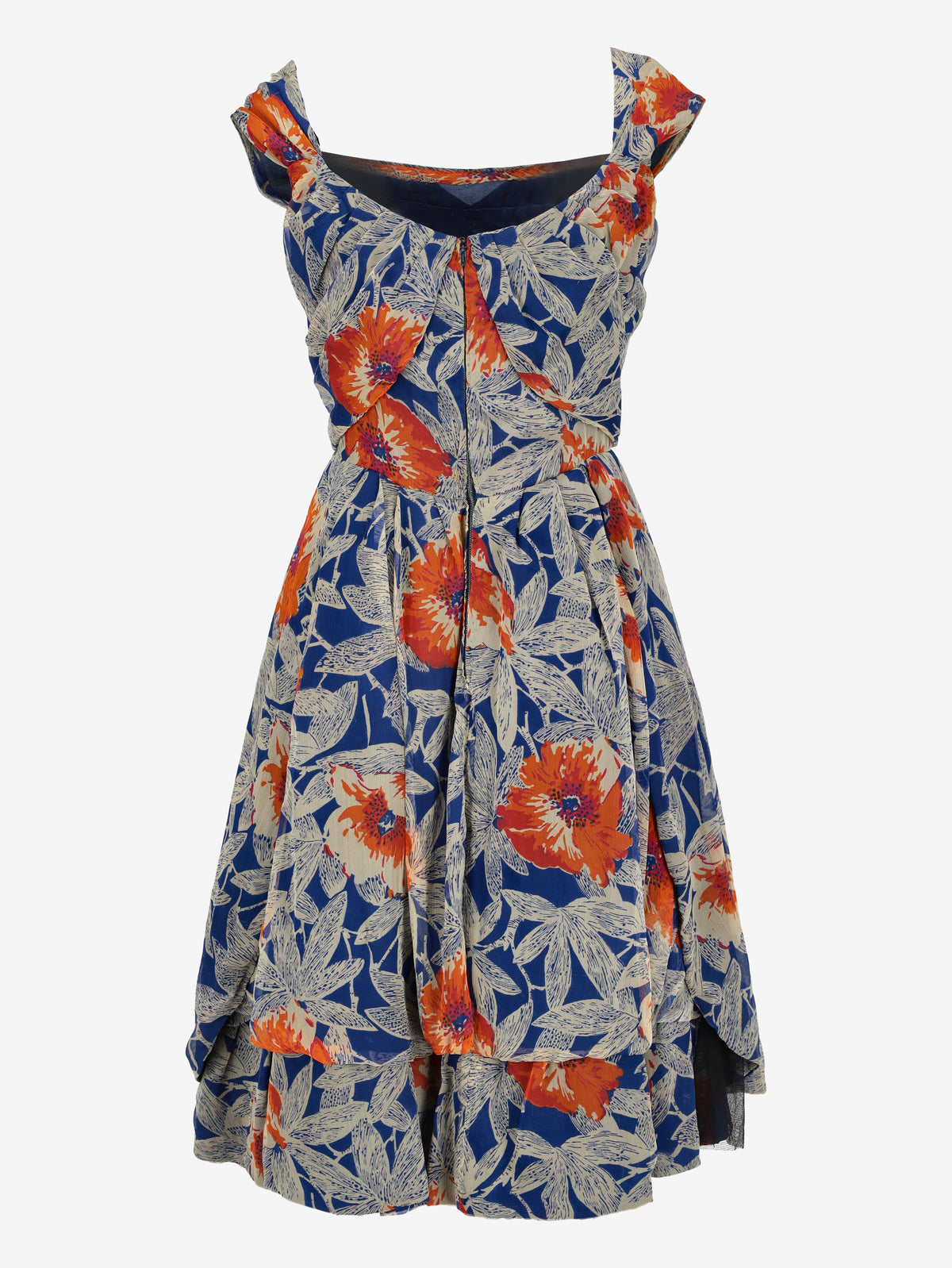 Vintage Floral Midi Dress MR270326.7  Vintage 