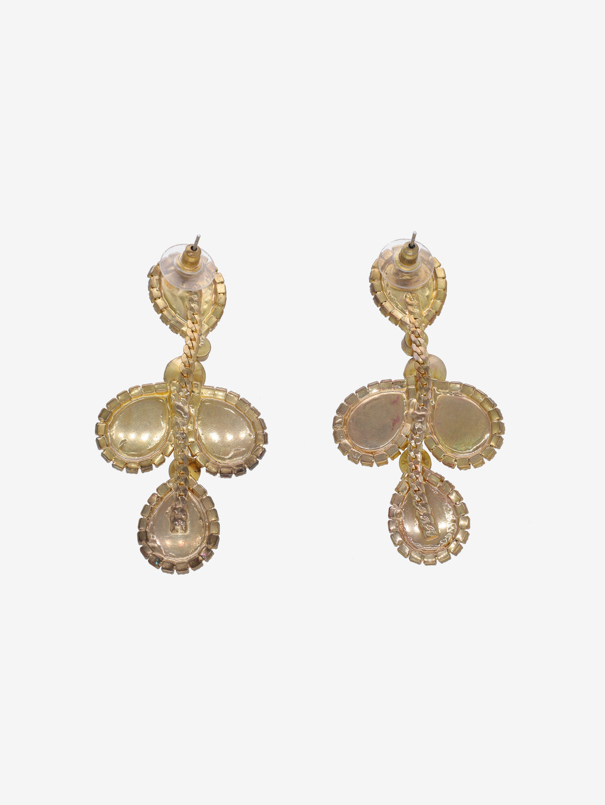 Vintage Crystal Drop Earrings W13726.11  Vintage 