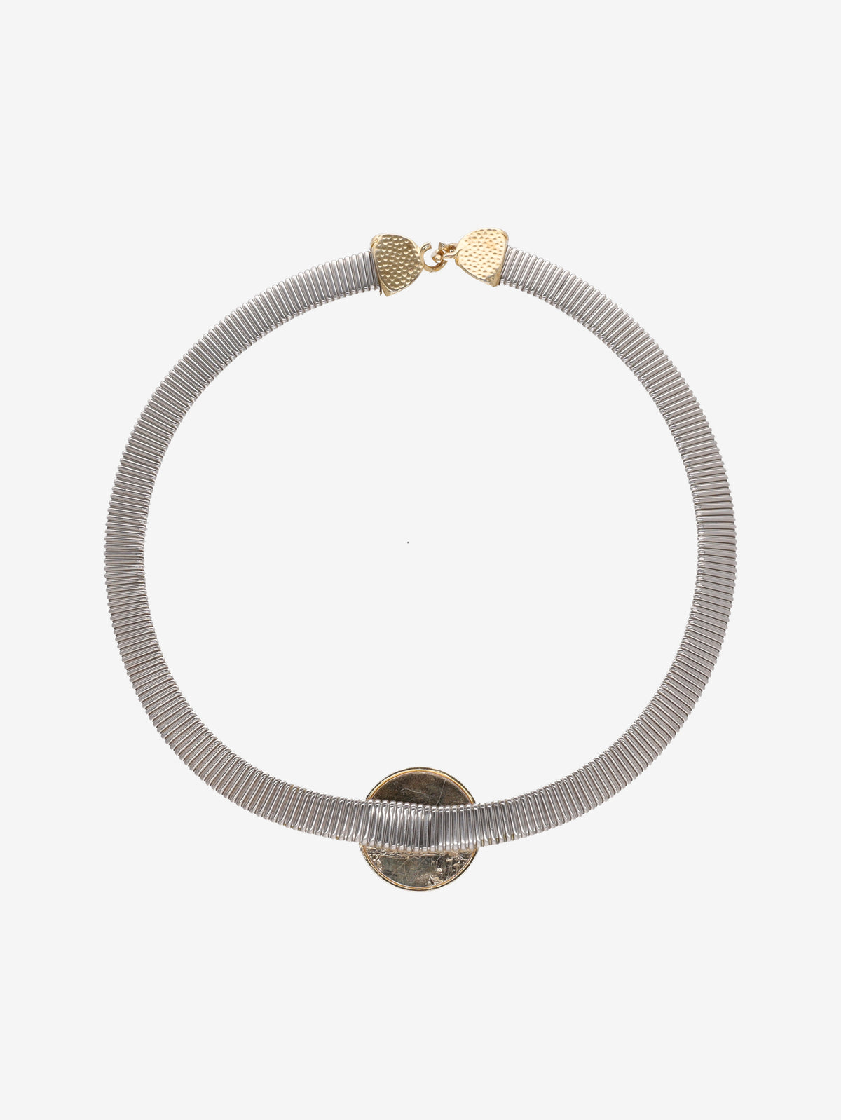 Vintage Snake-Inspired Collar Necklace W13726.8  Vintage 
