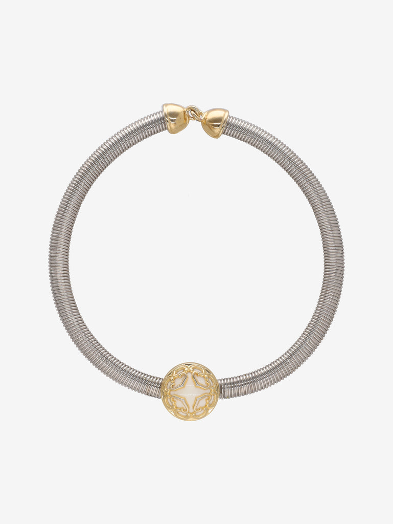 Vintage Snake-Inspired Collar Necklace W13726.8  Vintage 