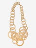 Vintage Graduated Circle Link Necklace W13726.9  Vintage 